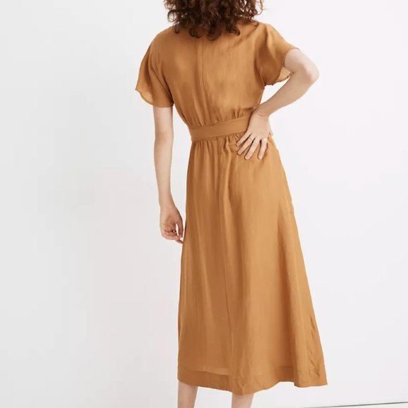 NWT!!! Madewell Linen Midi Dress, 2 - Picture 3 of 5